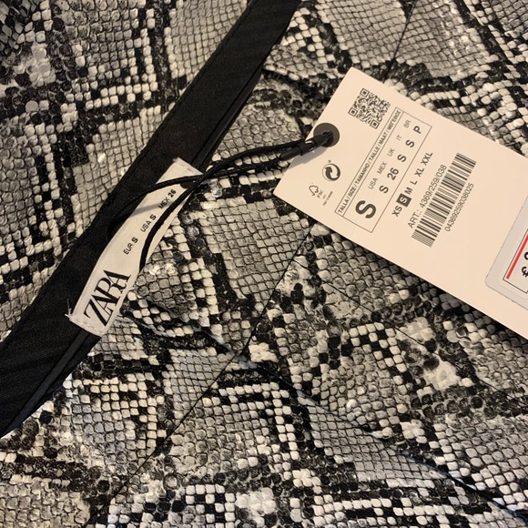 NWT ZARA snake print trousers - Picture 1 of 5